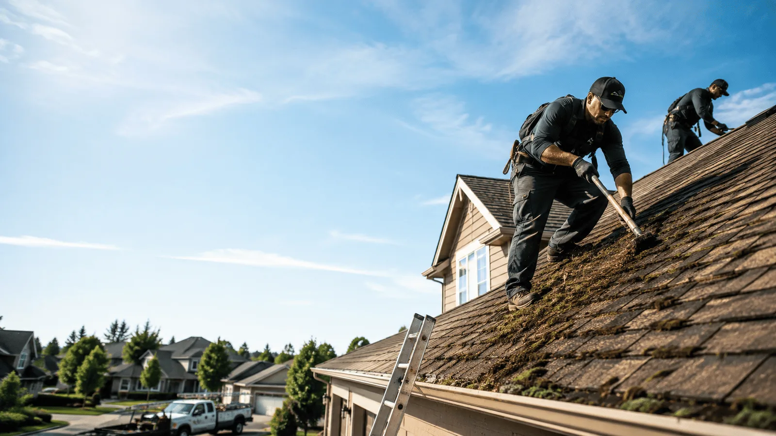 Roof Moss Removal in Wedron, IL near me
